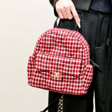 Chanel Tweed Backpack – luxury designer bag at Velouxe