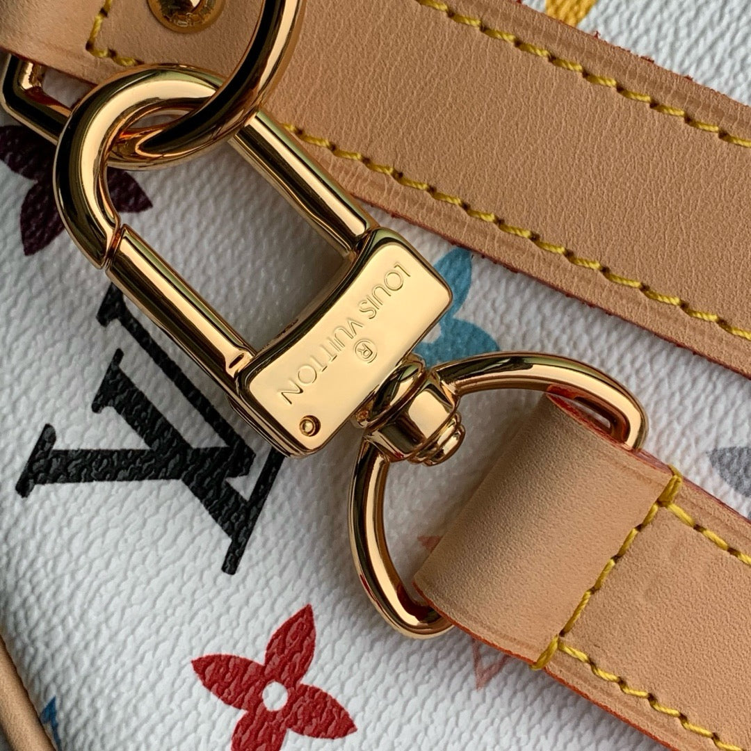 Louis Vuitton Bags- Louis Vuitton Lou x Murakami Keepall 45 Bag Luxury Designer Leather Handbag