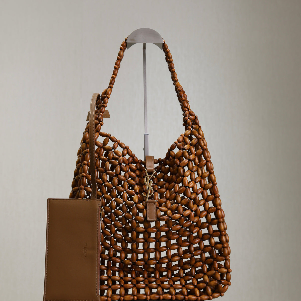 Saint Laurent Bags- Saint Laurent Le 5 A 7 In Wood Bag Premium Designer Shoulder Bag