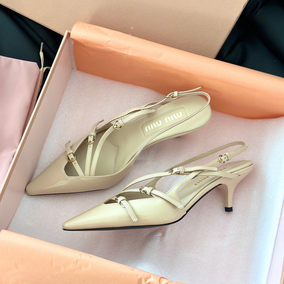 Shoes- Miu M Heels Luxury Lifestyle Designer Footwear