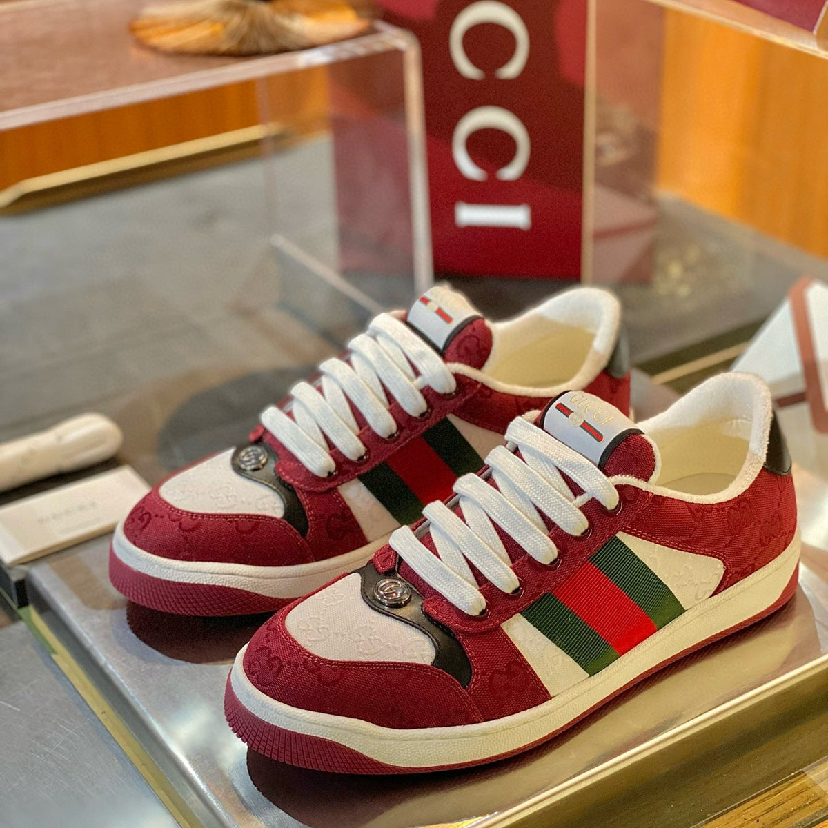 Gucci Shoes- Gucci Screener Trainers Comfortable Everyday Designer Shoes