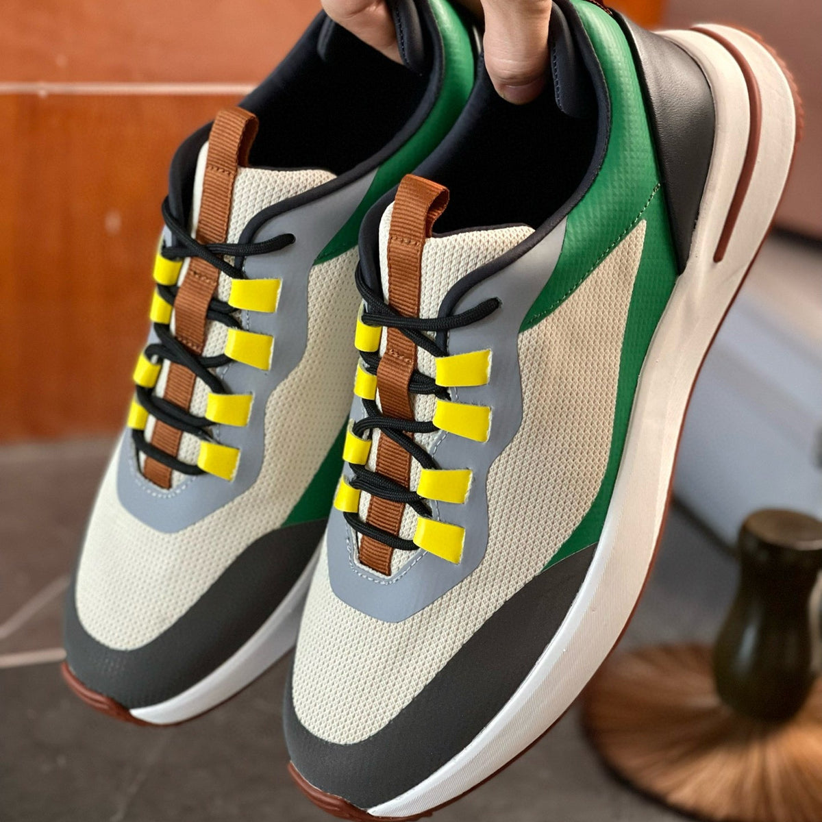 Shoes- Loro P Weekend Walk Trainers Premium Designer Casual Shoes