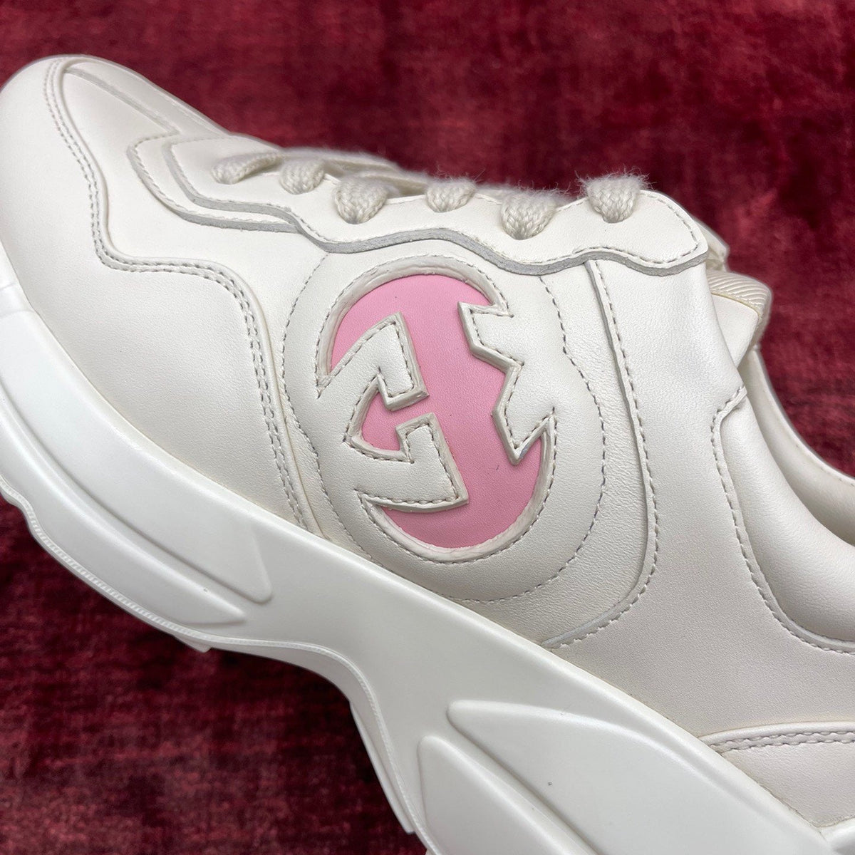 Front view of Gucci Rhyton Sneakers premium sneakers