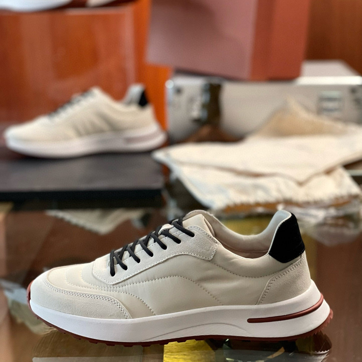 Shoes- Loro P Weekend Walk Trainers Luxury Lifestyle Designer Footwear