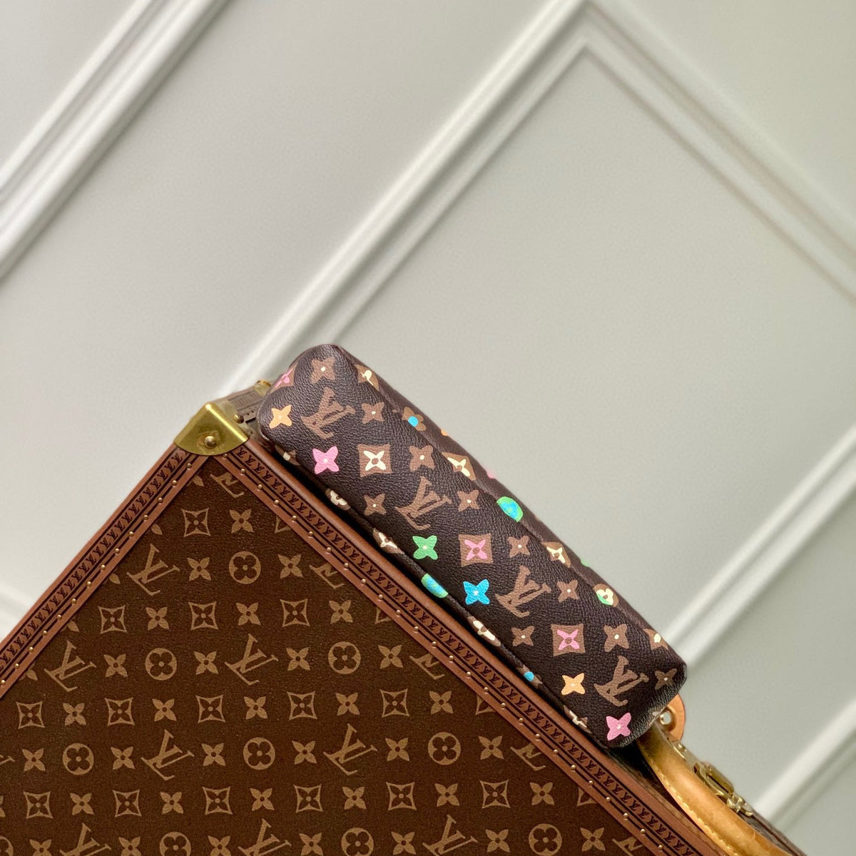 Louis Vuitton Bags- Louis Vuitton Lou Pochette Voyage Souple Pouch Elegant Everyday Designer Handbag