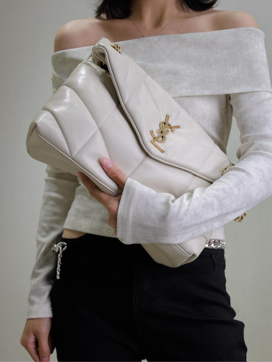 Saint Laurent Bags- Saint Laurent Loulou Medium Puffer Bag Luxury Designer Leather Handbag