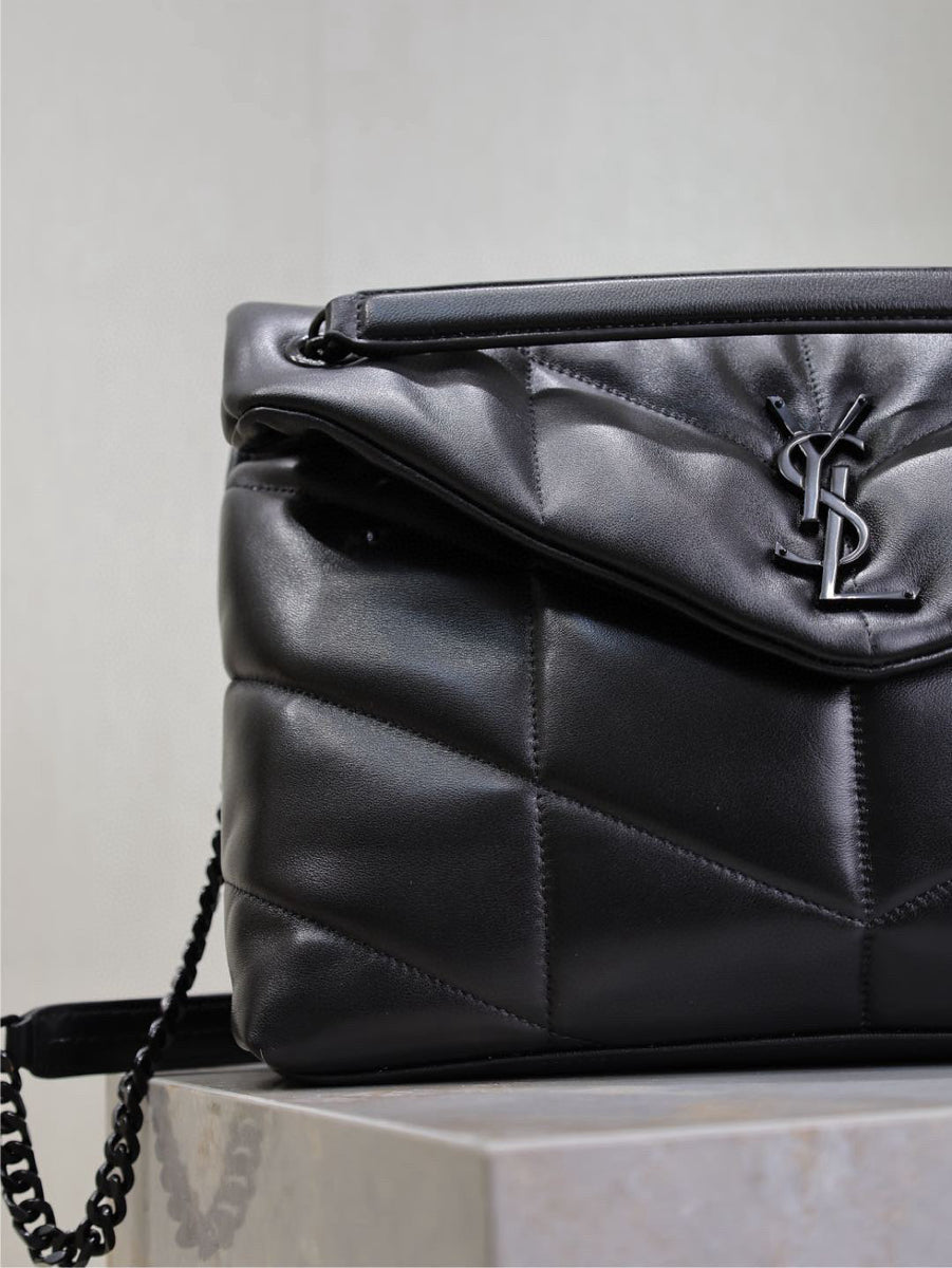 Saint Laurent Bags- Saint Laurent Loulou Medium Puffer Bag Elegant Everyday Designer Handbag