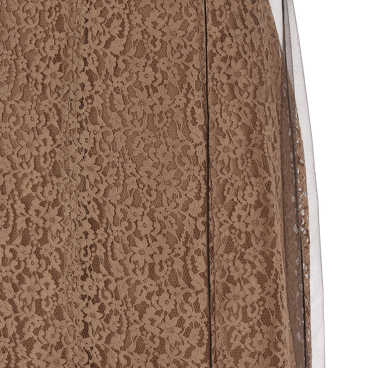 Close-up of Fendi cocktail dresses hardware and fine stitching