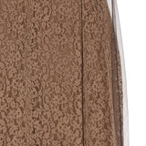 Close-up of Fendi cocktail dresses hardware and fine stitching