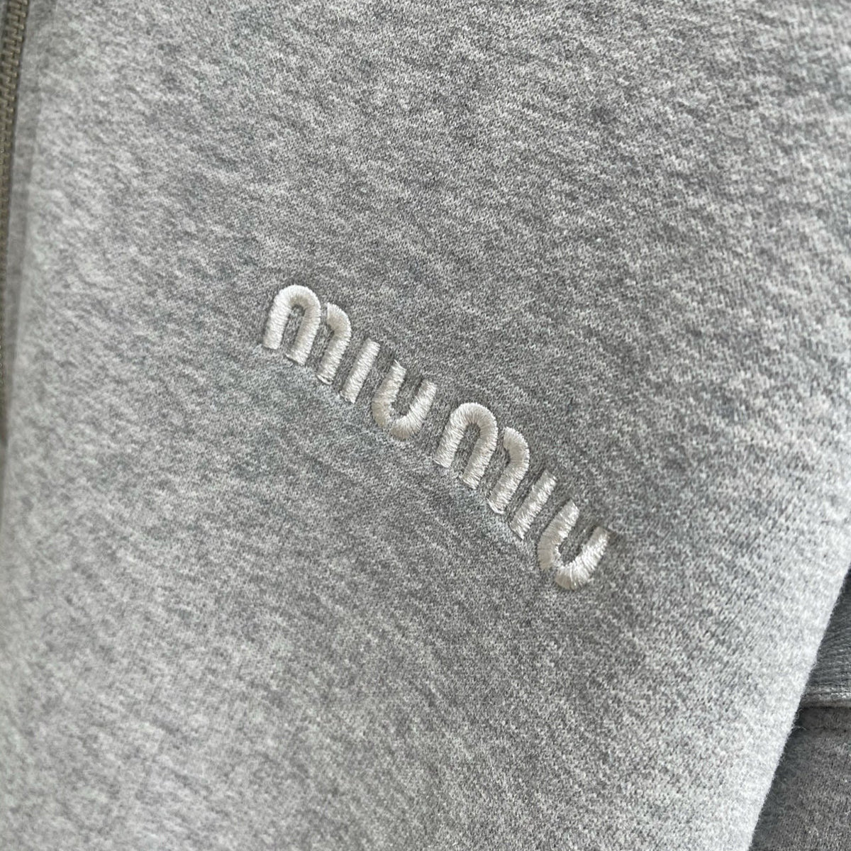 Hoodies- Miu M Zip Sweatshirt Premium Designer Casual Hoodie