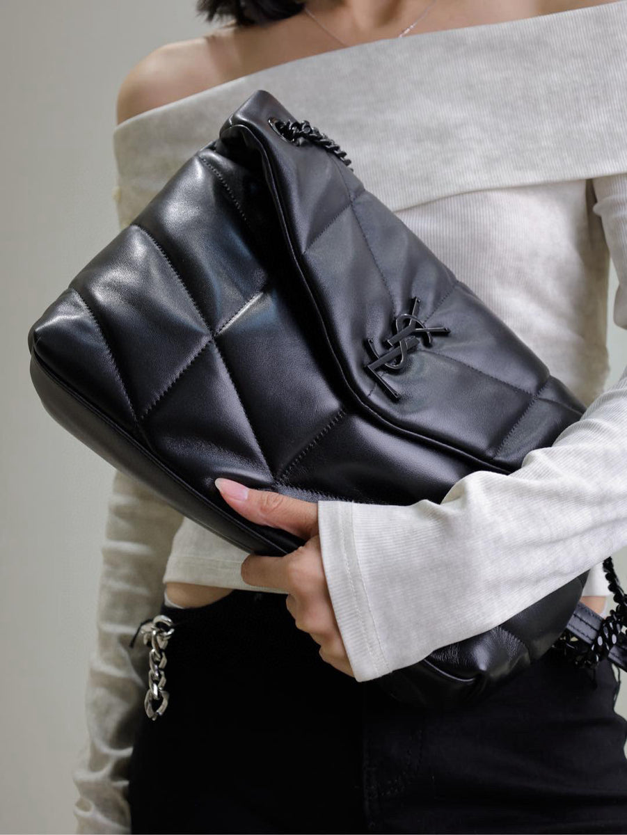 Saint Laurent Bags- Saint Laurent Loulou Medium Puffer Bag Elegant Everyday Designer Handbag