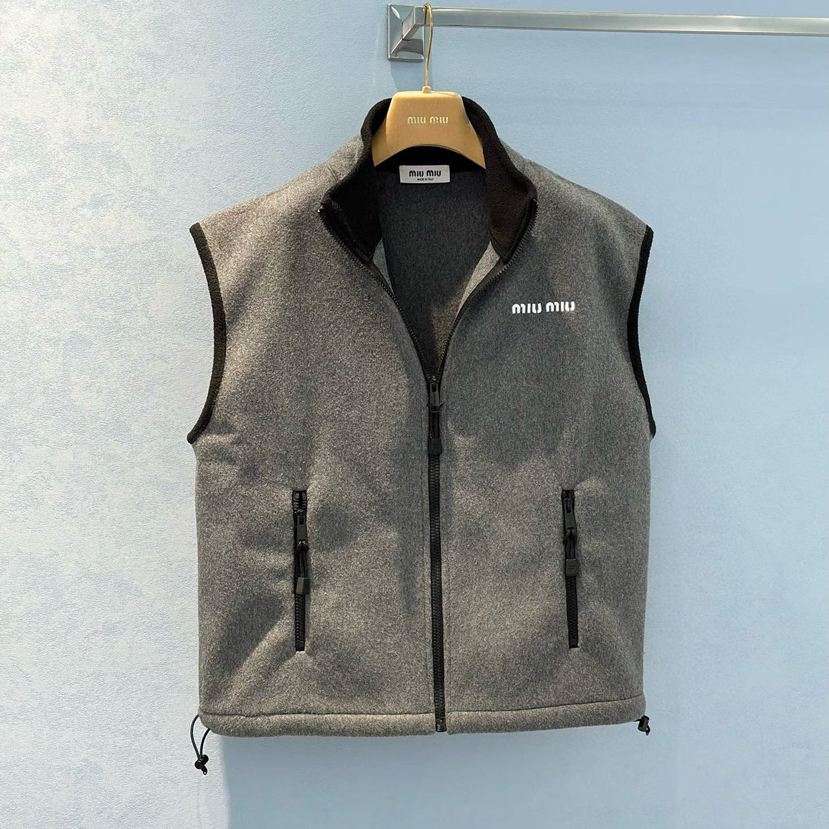 Vests- Miu M Fleece Vest Premium Designer Layering Vest