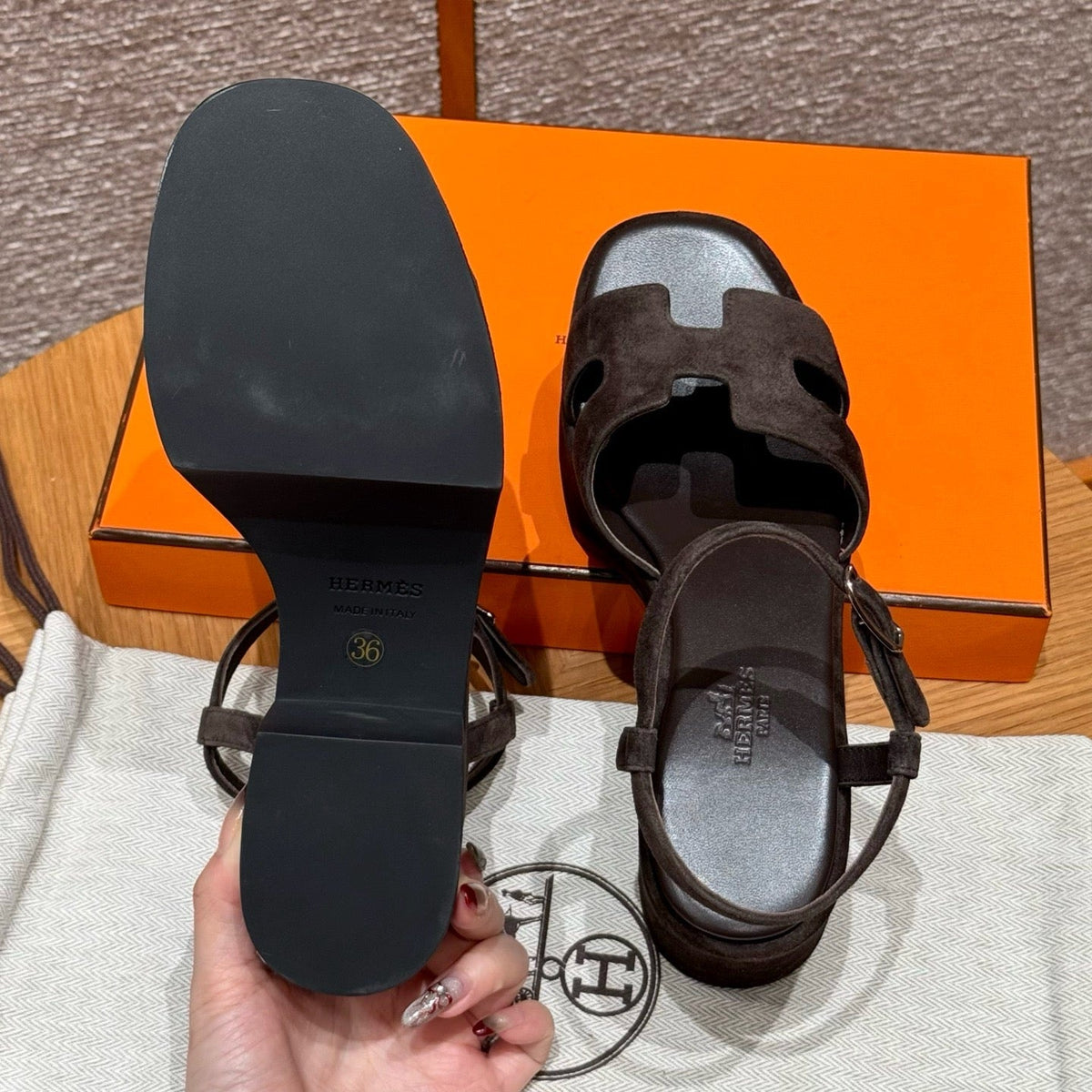 Shoes- Herm Jam 30 Sandals Premium Designer Casual Shoes