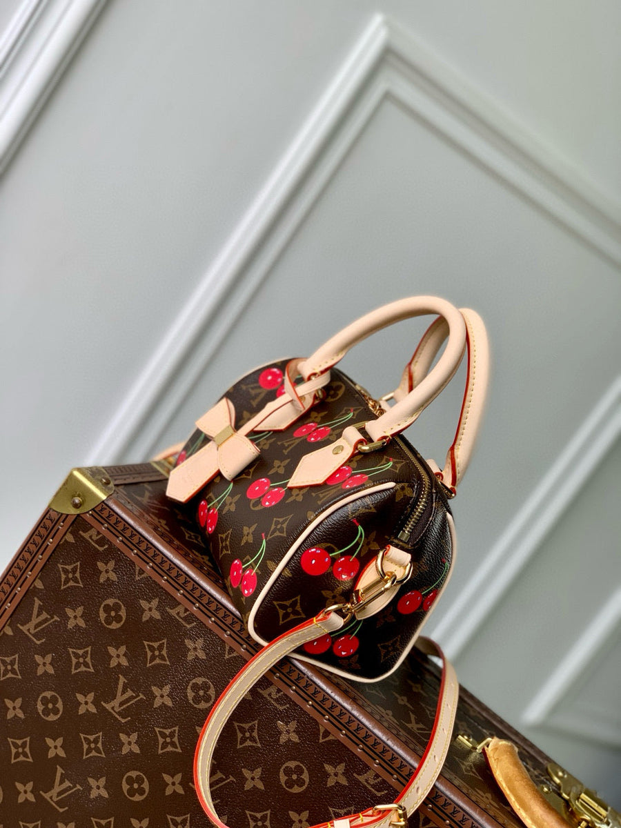 Louis Vuitton Bags- Louis Vuitton Lou x Murakami Speedy 20 Bag Elegant Everyday Designer Handbag