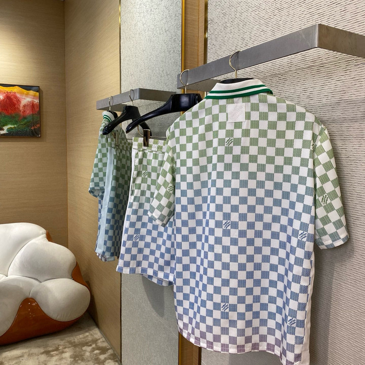 Louis Vuitton Polo Shirts- Louis Vuitton Lou Polo Shirt Classic Designer Cotton Polo Shirt