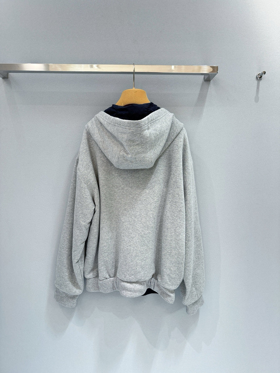 Hoodies- Miu M Zip Hoodie Premium Designer Casual Hoodie