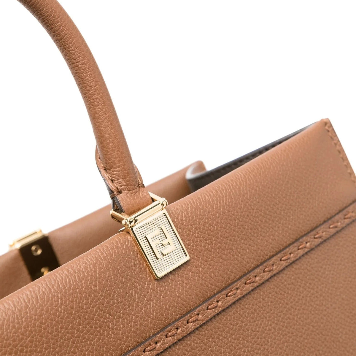Fendi premium tote bags detail and craftsmanship close-up