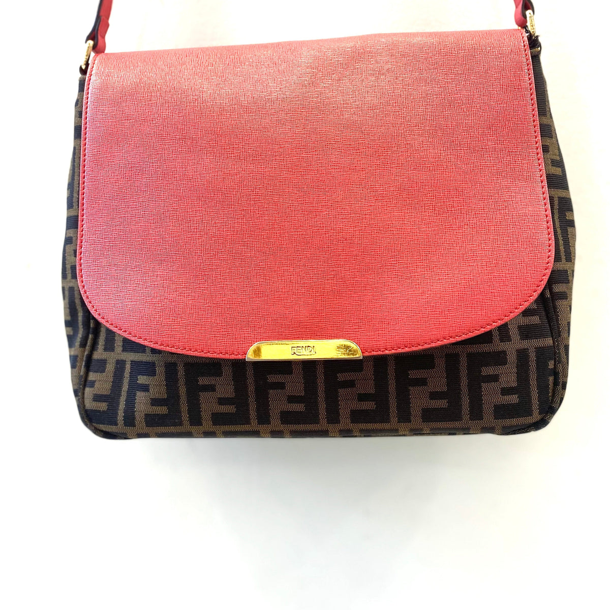 Fendi Bags? Fendi Zucca Vitello Elite Crossbody Bag Premium Designer Shoulder Bag