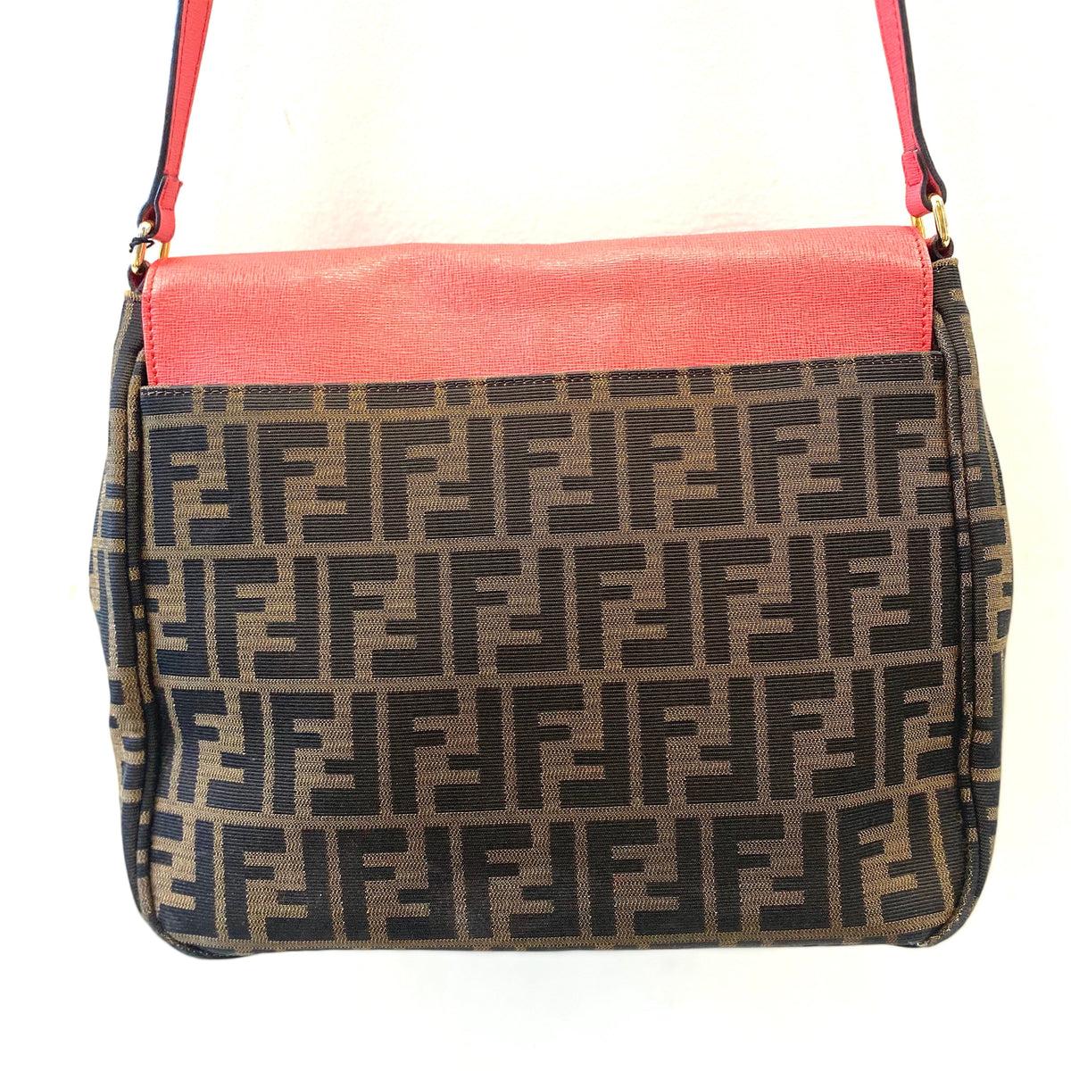 Fendi Bags? Fendi Zucca Vitello Elite Crossbody Bag Premium Designer Shoulder Bag