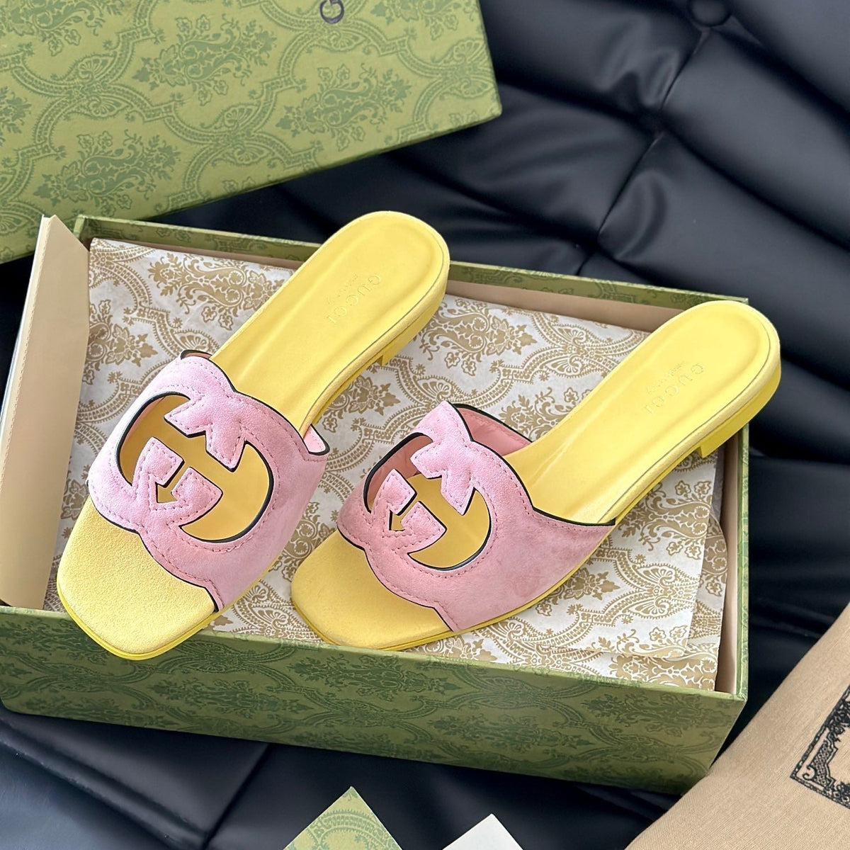 Gucci Shoes- Gucci Cut Out Sandals Comfortable Everyday Designer Shoes