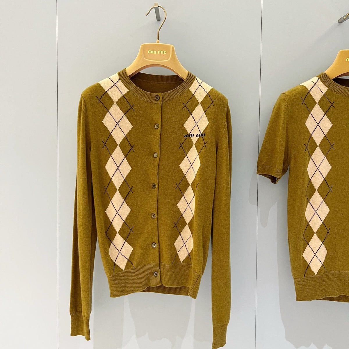 Sweaters- Miu M Cardigan Premium Casual Designer Knitwear