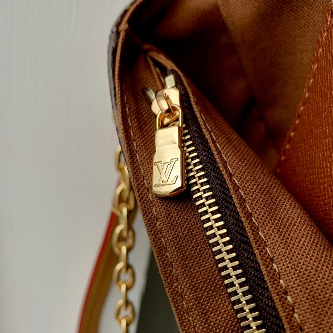 Louis Vuitton Wallets- Louis Vuitton Lou Ivy Wallet On Chain Bag Compact Luxury Card Wallet