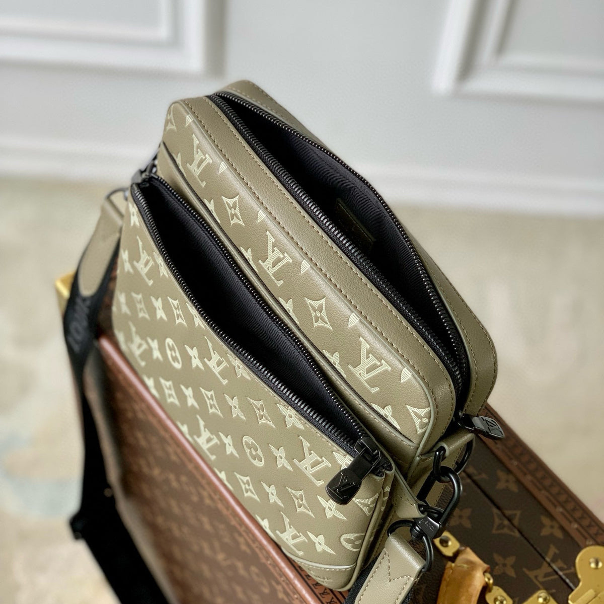 Louis Vuitton Bags- Louis Vuitton Lou Trio Messenger Bag Luxury Designer Leather Handbag