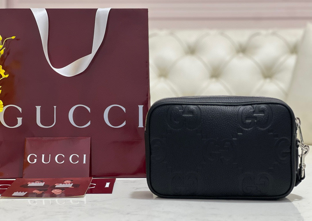 Gucci Bags- Gucci Small Jumbo Pouch Luxury Designer Leather Handbag