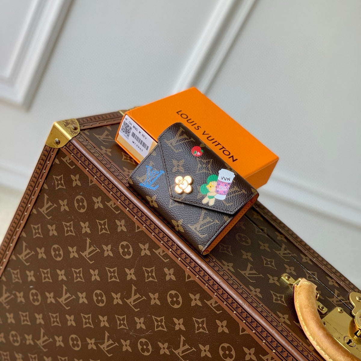 Louis Vuitton Wallets- Louis Vuitton Lou Victorine Wallet Premium Leather Designer Wallet