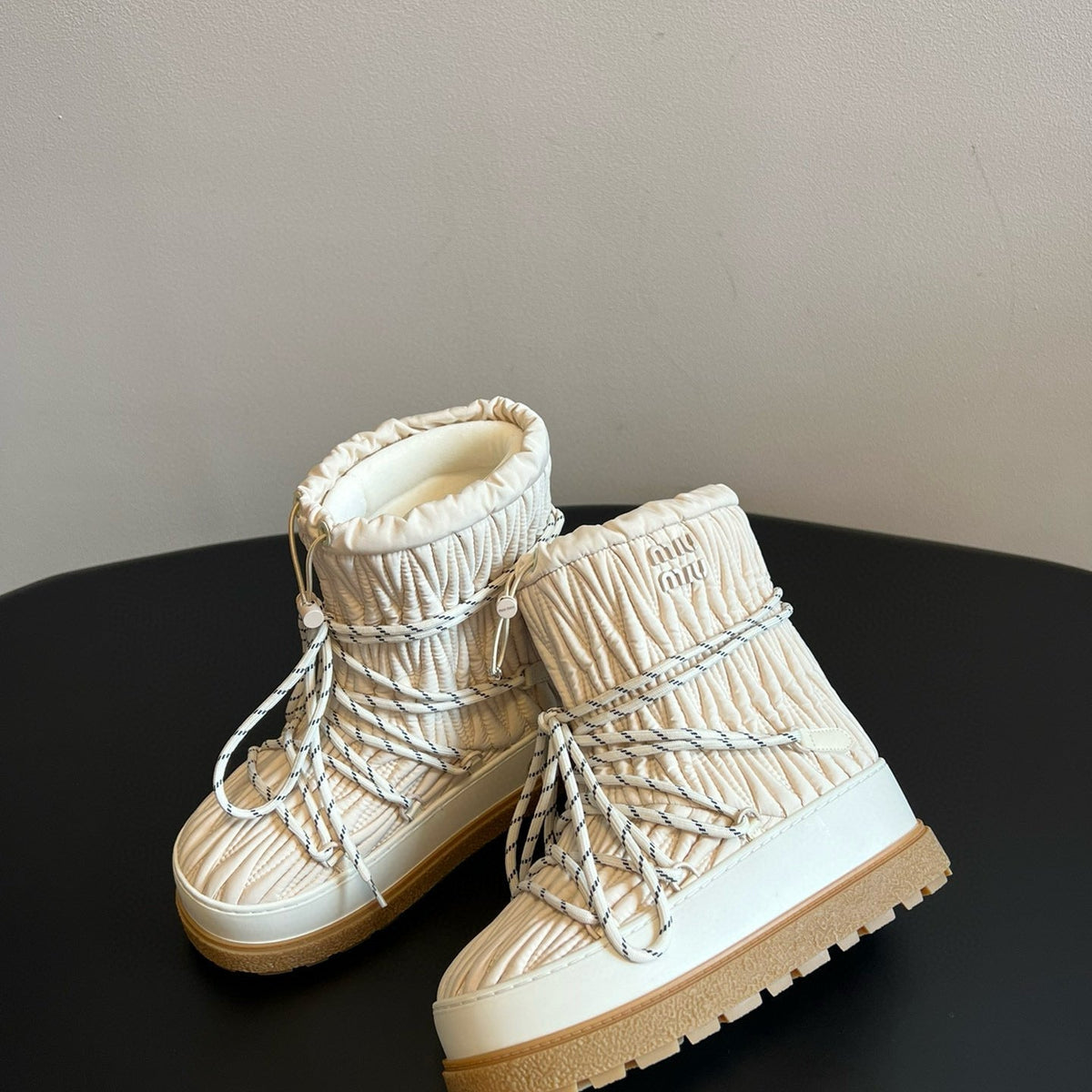 Shoes- Miu M Boots Premium Designer Casual Shoes