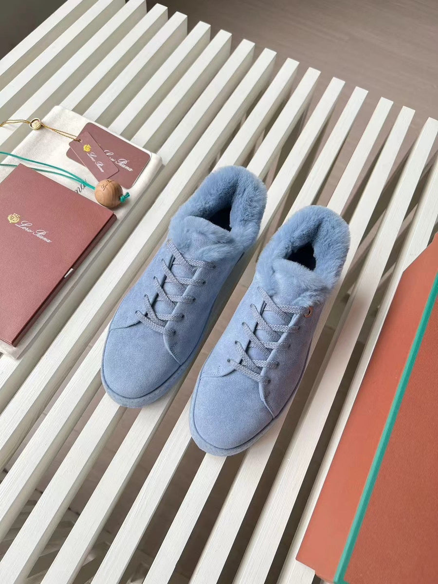 Shoes- Loro P Fur Nuages Sneakers Luxury Lifestyle Designer Footwear