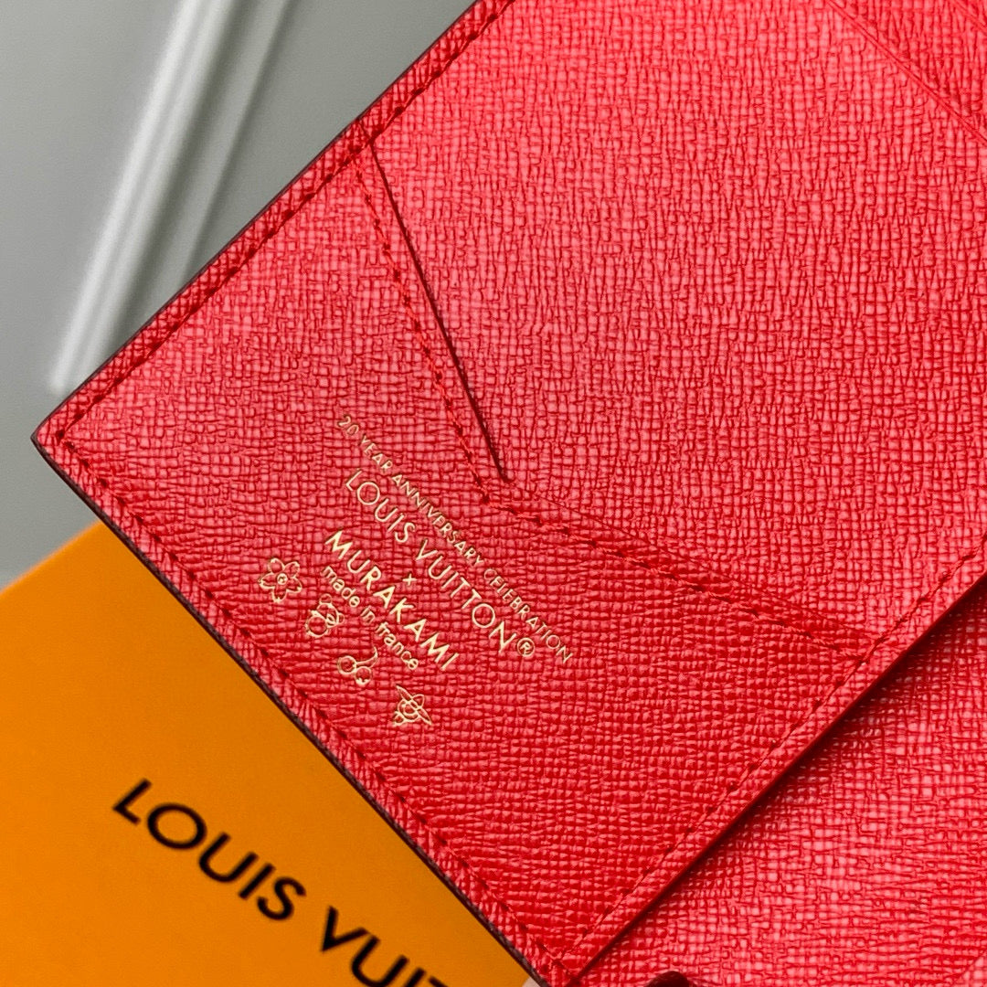 Louis Vuitton Accessories- Louis Vuitton Lou x Murakami Passport Cover Luxury Designer Fashion Accessory