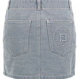 Fendi premium skirts detail and craftsmanship close-up
