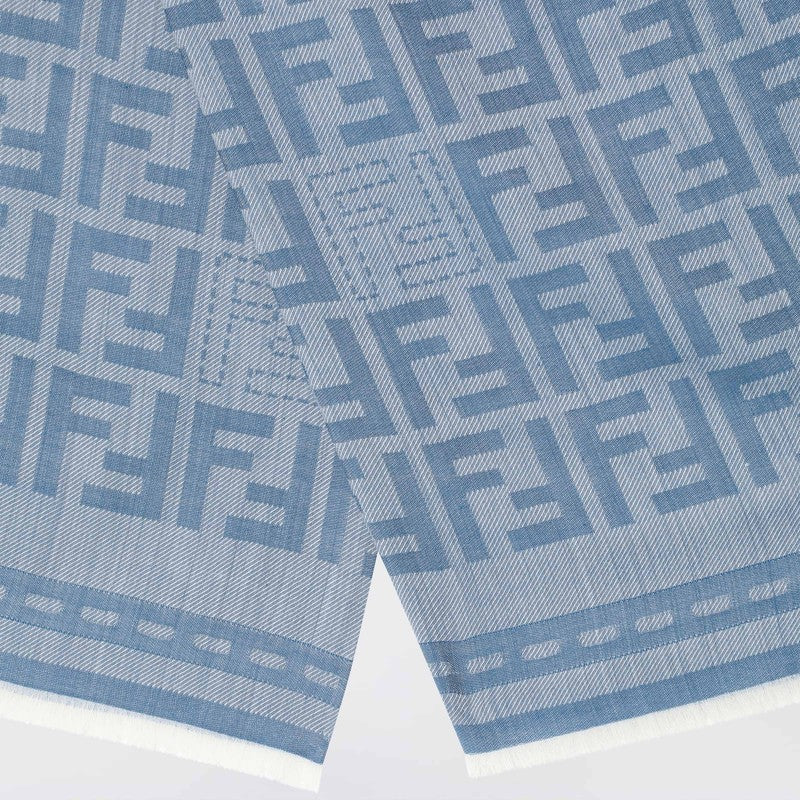 Fendi premium scarves & wraps detail and craftsmanship close-up