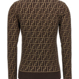 Fendi premium cardigans detail and craftsmanship close-up