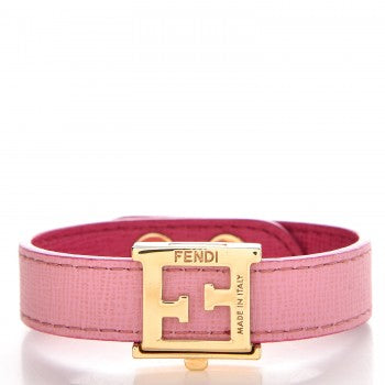 Fendi Jewellery? FENDI Vitello FF Crayons Reversible Bracelet Luxury Designer Statement Jewellery