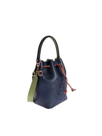 Fendi premium bucket bags detail and craftsmanship close-up