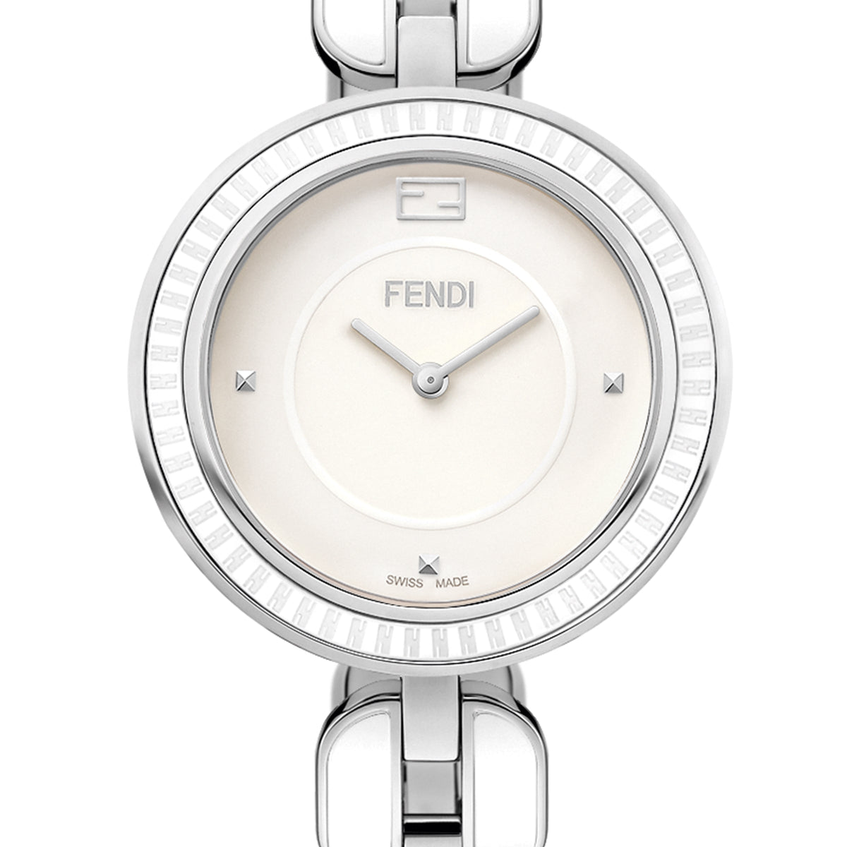 Fendi Watches? FENDI My Way 36 MM White Dial Ladies Watch Premium Classic Designer Watch