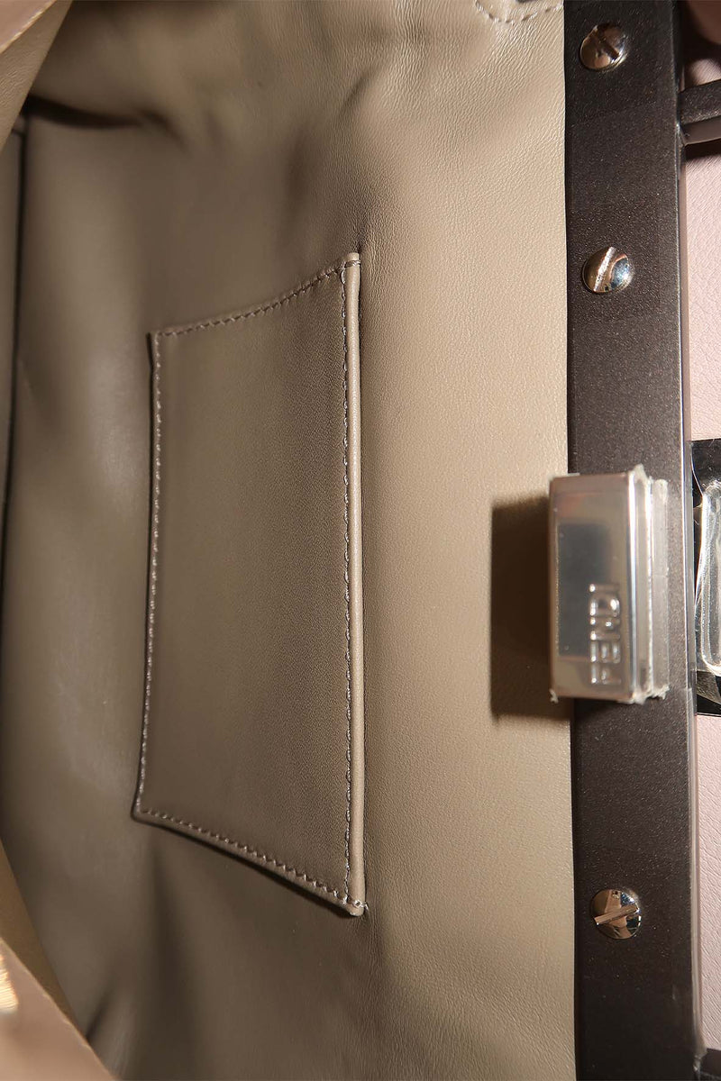 Close-up of Mini bags hardware and fine stitching