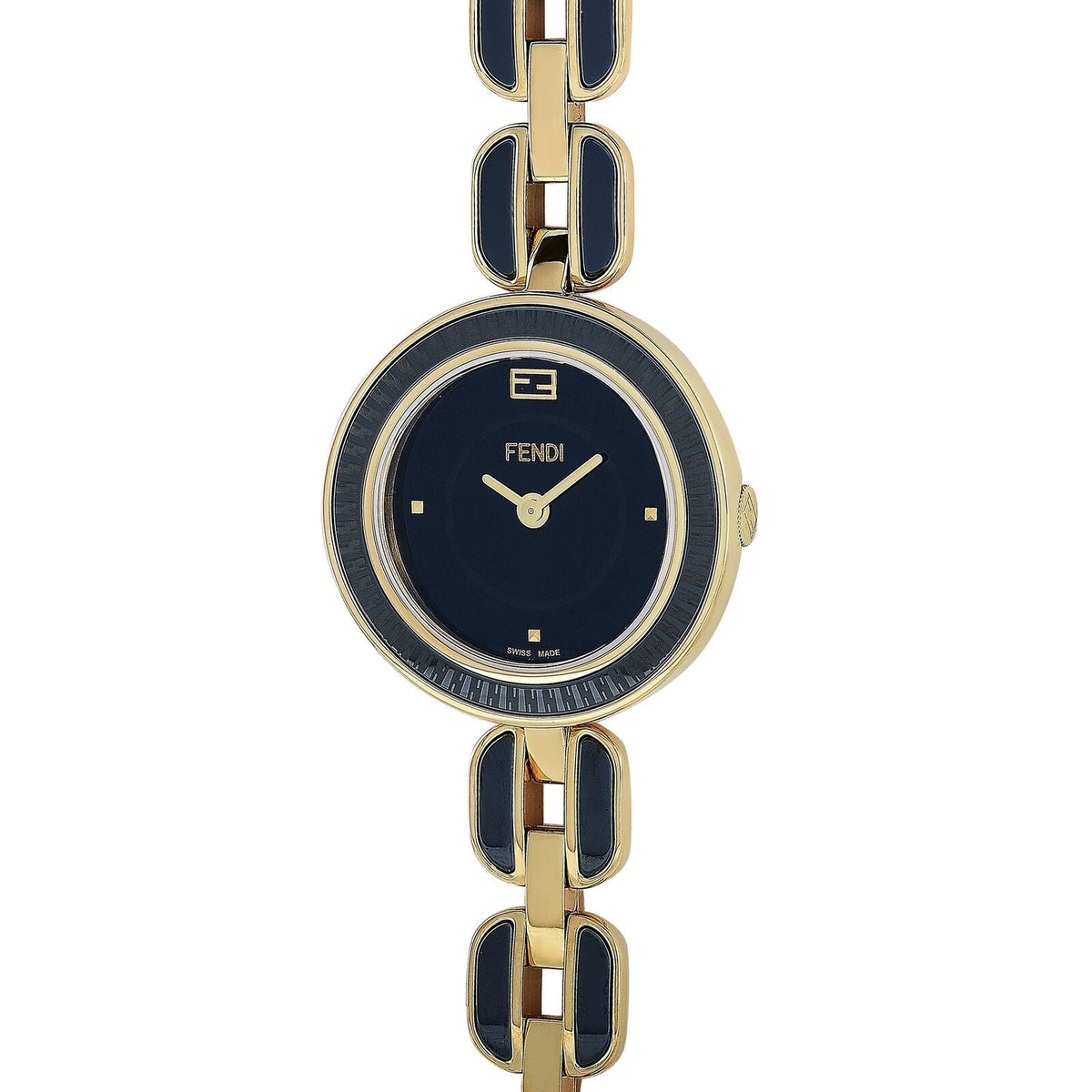 Fendi Watches? Fendi My Way Gold-tone Black Ceramic Watch Premium Classic Designer Watch