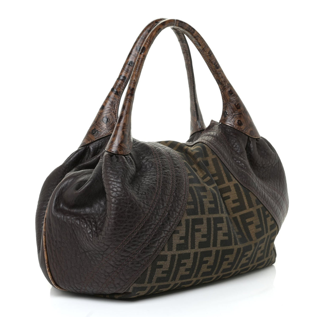 Fendi premium handbags detail and craftsmanship close-up