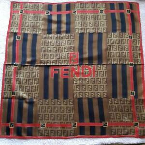 Fendi Scarves? FENDI Zucca Pattern Monogram Scarf Luxury Designer Silk Scarf