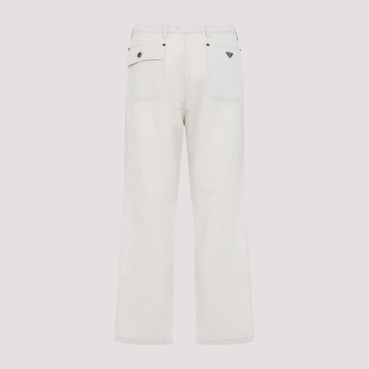 Prada pants side profile designer luxury fashion