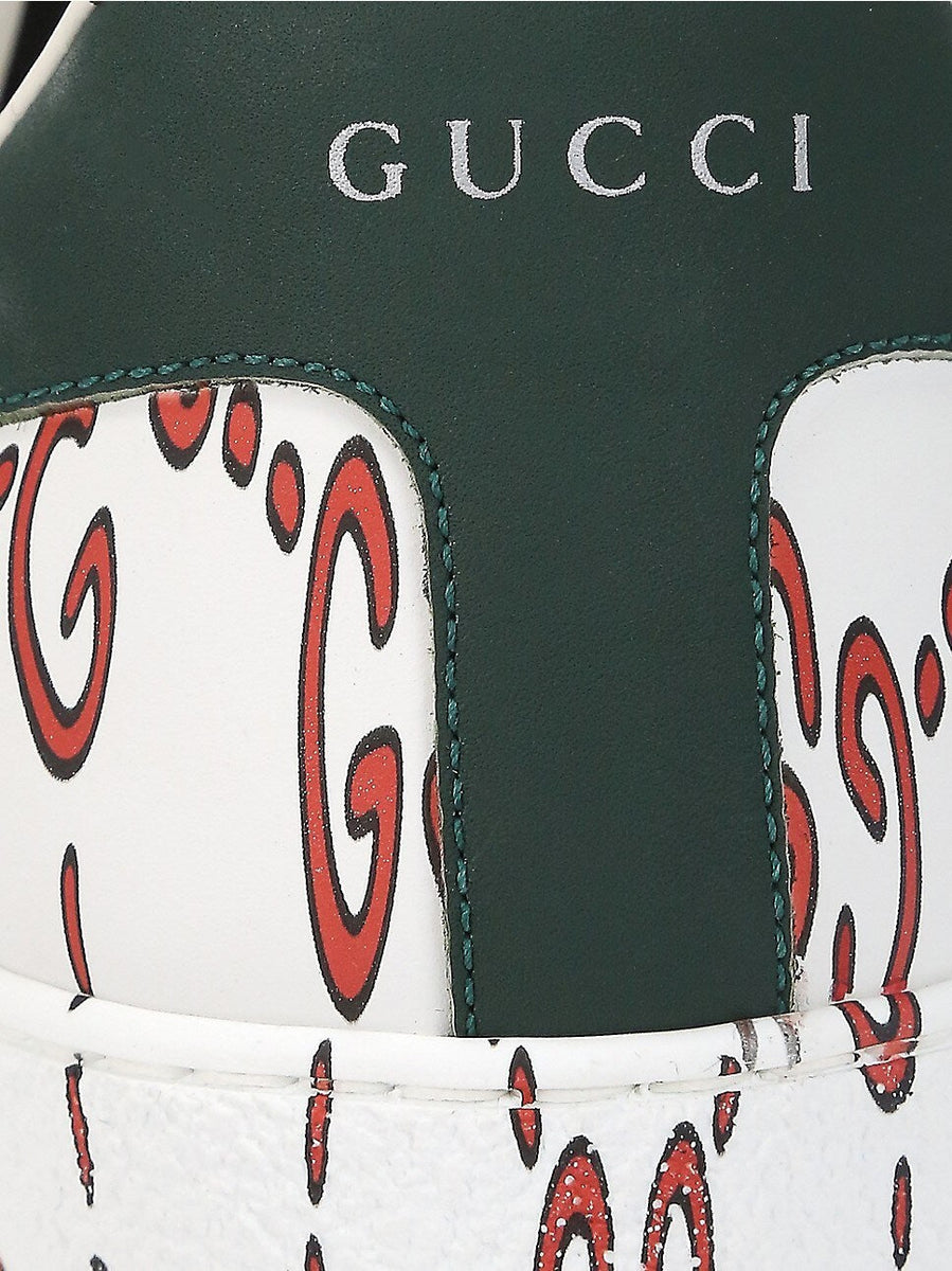 Gucci sneakers lifestyle shot premium designer piece