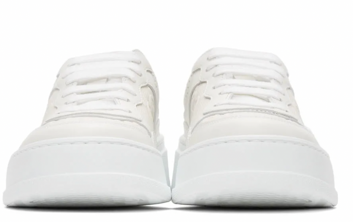 Gucci Shoes? Gucci Embossed Leather Sneakers Luxury Lifestyle Designer Footwear