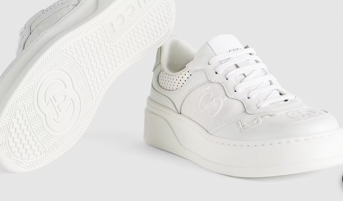 Gucci sneakers luxury designer piece front view
