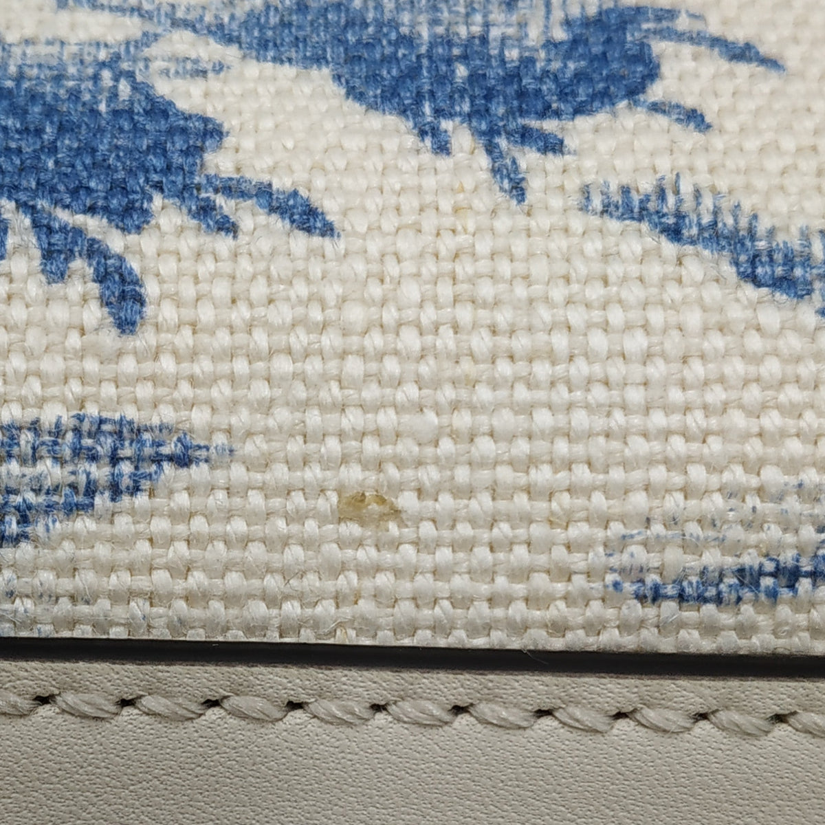 Close-up of GG bags hardware and fine stitching