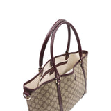 Close-up of GG bags hardware and fine stitching
