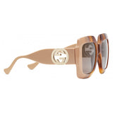 Gucci premium sunglasses detail and craftsmanship close-up