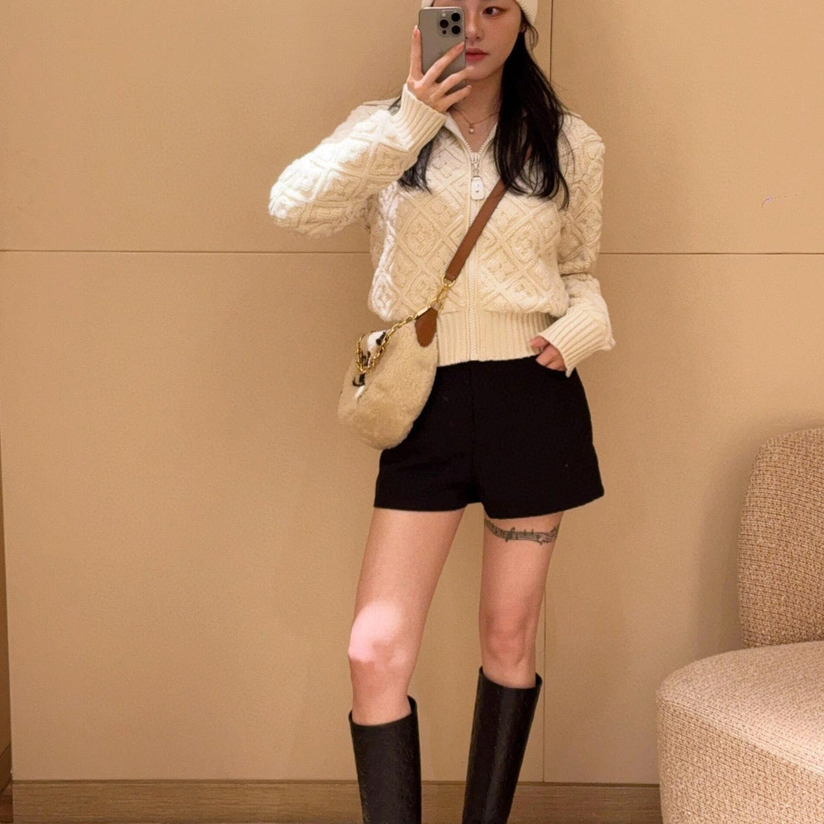 Louis Vuitton Jackets- Louis Vuitton Lou Shearing Jacket Stylish Everyday Designer Outerwear